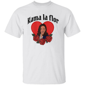 Kama la Flor Latinas con Harris Democrats Support Kamala Shirt