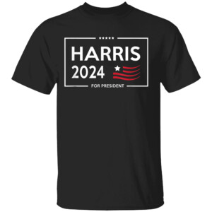 Kamala Harris 2024 For President Campaign T Shirt