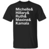 Michelle & Hillary & Ruth & Maxine & Kamala Shirt Kamala Harris 2024