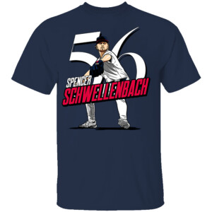Spencer Schwellenbach #56 Player Shirt Atlanta Braves