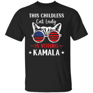 This Childless Cat Lady is Voting Kamala Harris 2024 Shirt