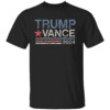 Trump Vance 2024 Retro Stripe Trump JD Vance T Shirt