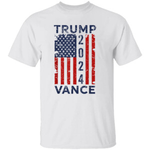 Trump Vance 2024 US Flag Election President 2024 T Shirt