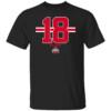 WILL HOWARD 18 SHIRT Ohio State Buckeyes