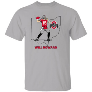 WILL HOWARD STATE STAR SHIRT Ohio State Buckeyes