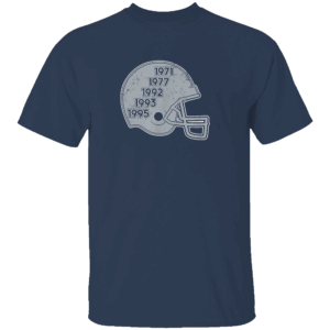 1971 1977 1992 1993 1995 SHIRT Dallas Football Glory Years Helmet, Dallas Cowboys