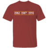 1982 1987 1991 SHIRT Washington Football Glory Years, Washington Commanders