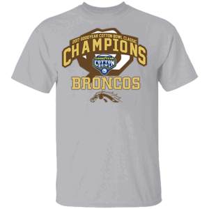 2017 Goodyear Cotton Bowl Classic Champions Broncos Shirt Western Michigan Broncos