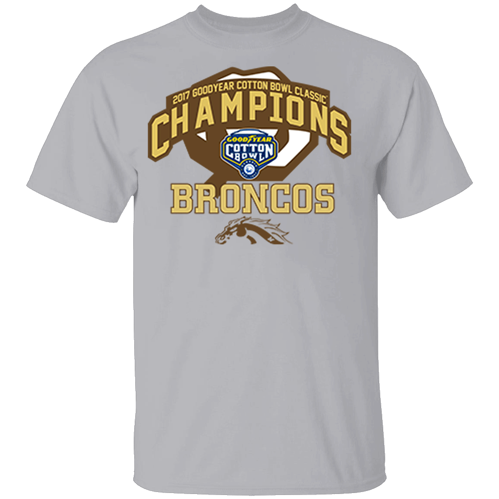 2017 Goodyear Cotton Bowl Classic Champions Broncos Shirt Western Michigan Broncos 2017 Goodyear Cotton Bowl Classic Champions Broncos Shirt Western Michigan Broncos
