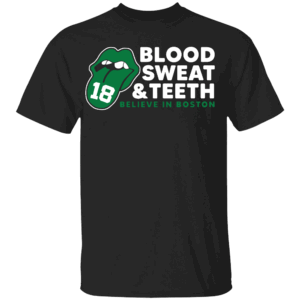 BLOOD SWEAT AND TEETH SHIRT Believe In Boston, Rolling Stones, Boston Red Sox