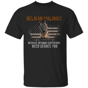 Belgian Malinois American Flag Funny T Shirt Dog Gift T Shirt