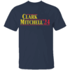CLARK MITCHELL '24 SHIRT Caitlin Clark, Kelsey Mitchell, Indiana Fever