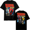 Deadpool Wolverine Magazine Front Back Shirt Marvel