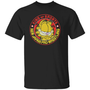 GARFIELD King of Sports New Japan Pro Wrestling Shirt