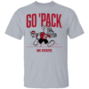 GO 'PACK SHIRT NC STATE FOOTBALL MASCOT, NC State Wolfpack