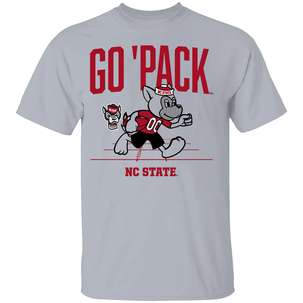 GO 'PACK SHIRT NC STATE FOOTBALL MASCOT, NC State Wolfpack GO 'PACK SHIRT NC STATE FOOTBALL MASCOT, NC State Wolfpack