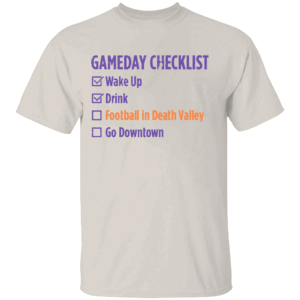 Gameday Checklist Shirt It Girl