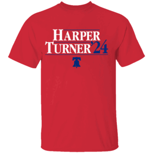 HARPER & TURNER '24 SHIRT Bryce Harper, Trea Turner, Philadelphia Phillies