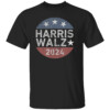 Harris Walz 2024 Retro Vintage T Shirt 2024 Election, Kamara Harris, Tim Walz