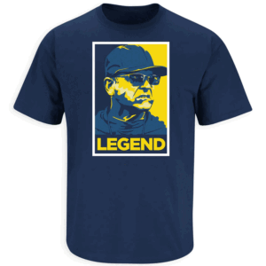 JH LEGEND SHIRT Jim Harbaugh, michigan Wolverines