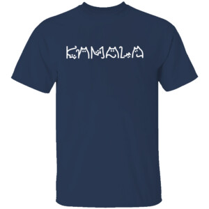 Kamala Harris Cat Lettering Shirt Kamala Harris President 2024 Cat Support