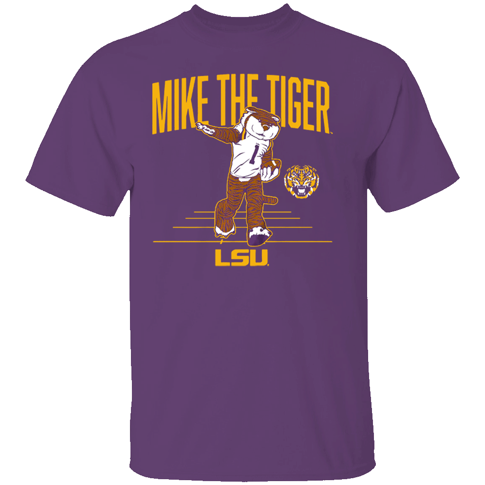 MIKE THE TIGER SHIRT LSU Football Mascot, LSU Tigers MIKE THE TIGER SHIRT LSU Football Mascot, LSU Tigers