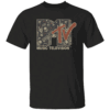 MTV Rock n Roll Music Hard Heavy Metal Skull Guitar Vintage T Shirt