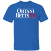 OHTAIN & BETTS '24 SHIRT Mookie Betts & Shohei Ohtani Los Angeles Dodgers