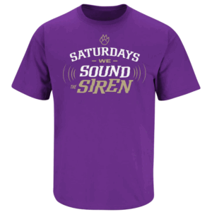 SATURDAYS WE SOUND THE SIREN SHIRT Washington Huskies