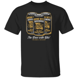 THE BREW WITH BITE SHIRT Drink Witz, Tiger Ale, Missouri Tigers