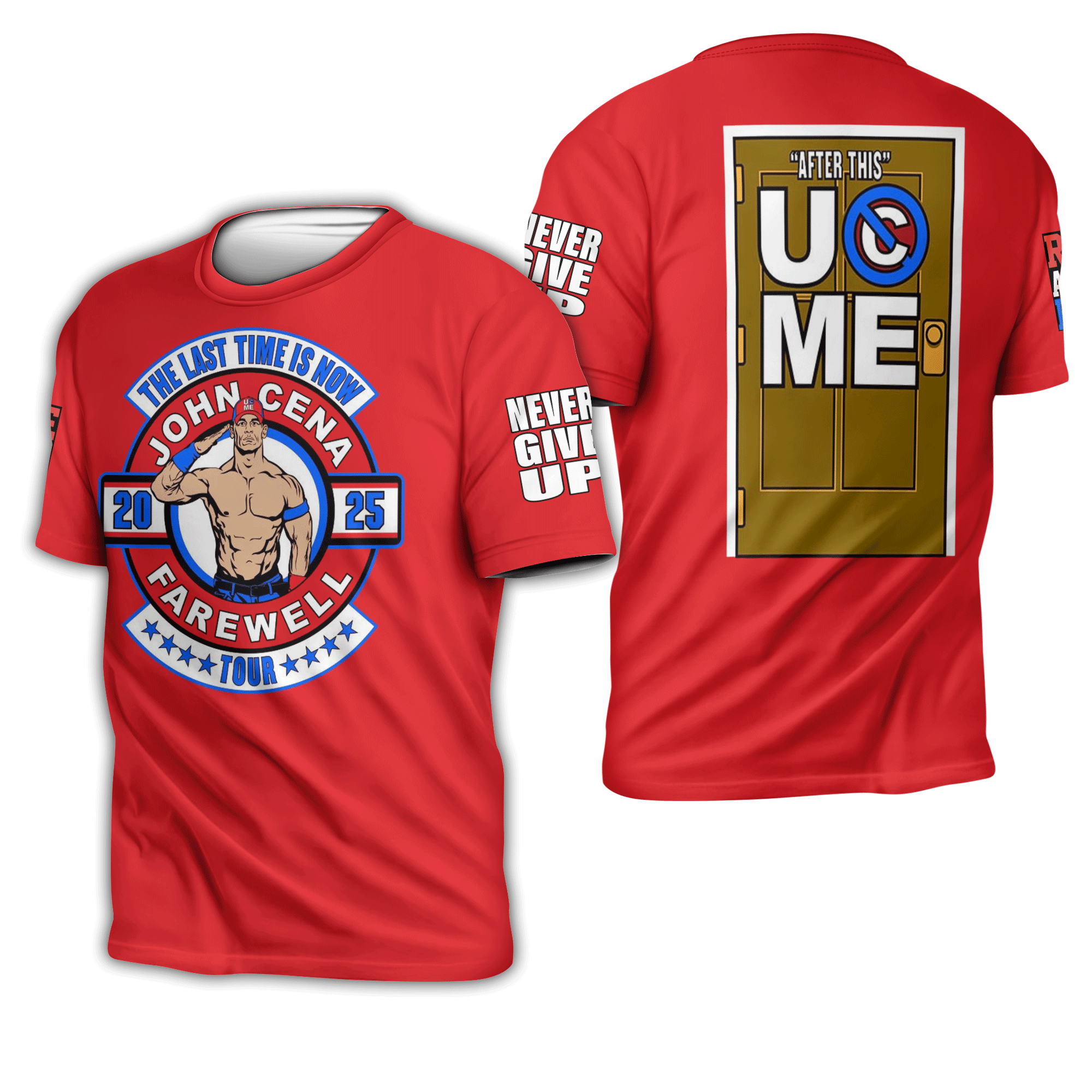 THE LAST TIME IS NOW SHIRT WWE Red John Cena Farewell Tour T-Shirt THE LAST TIME IS NOW SHIRT WWE Red John Cena Farewell Tour T Shirt