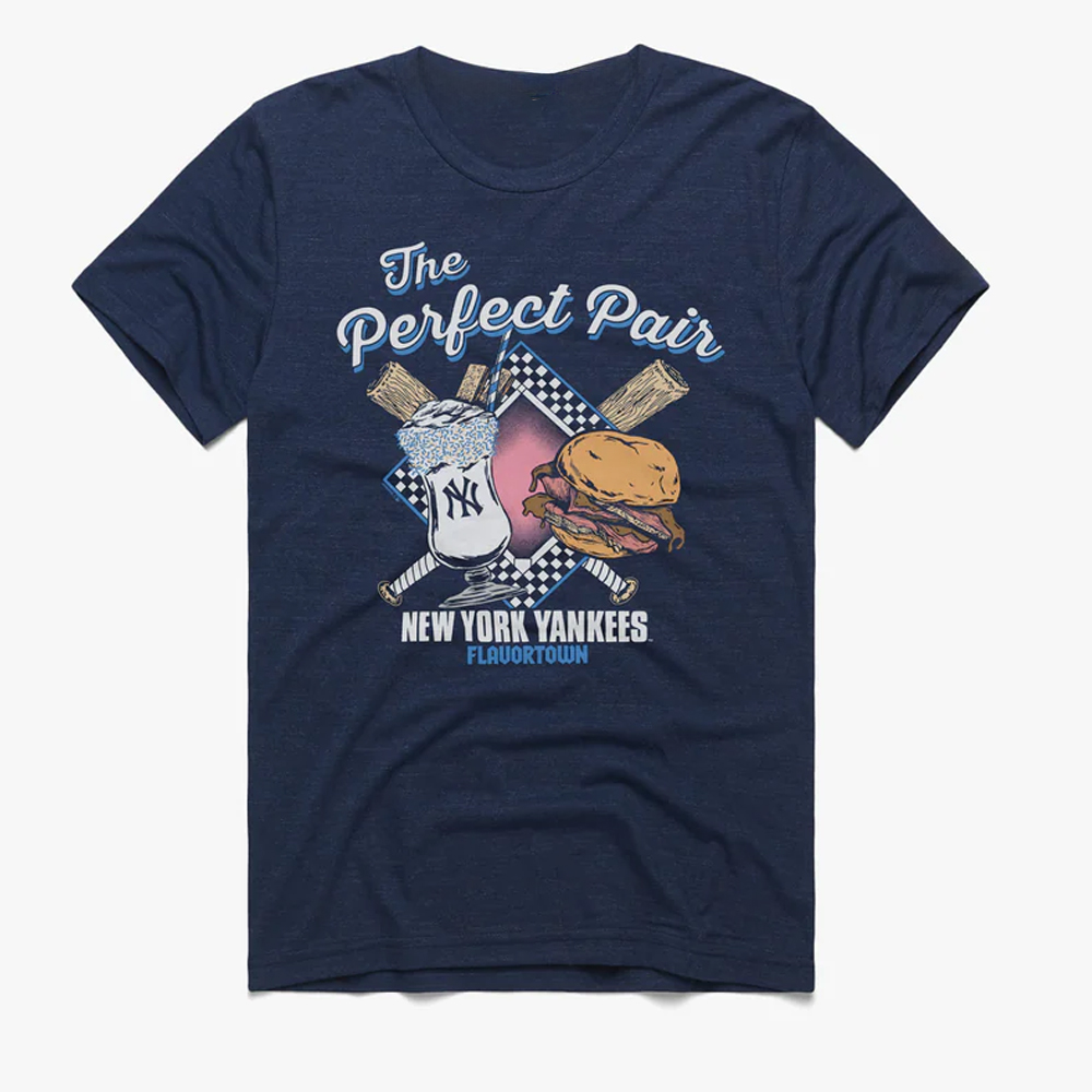 THE PERFECT PAIR SHIRT MLB x Flavortown, New York Yankees THE PERFECT PAIR SHIRT MLB x Flavortown, New York Yankees