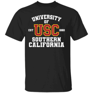 USC Est 1880 University Of Southern California T Shirt USC Trojans