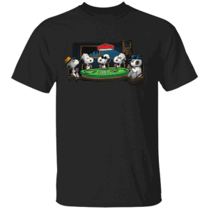 Vintage SNOOPY, Peanuts Poker Shirt