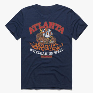 WE CLEAN UP WELL SHIRT MLB x Flavortown, Atlanta Braves
