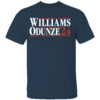 WILLIAMS ODUNZE 2024 SHIRT Alan Williams, Rome Odunze, Chicago bears