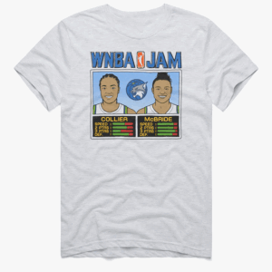 WNBA Jam Collier And McBride Shirt Napheesa Collier, Kayla McBride, Minnesota Lynx