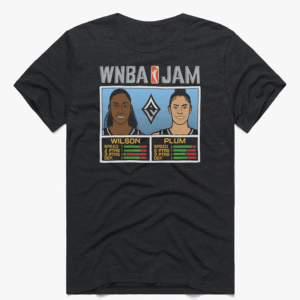 WNBA Jam Wilson And Plum Shirt A'ja Wilson, Kelsey Plum, Las Vegas Aces