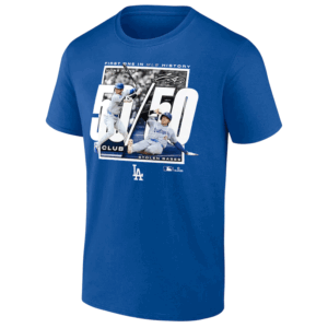 50 50 Club T Shirt Shohei Ohtani, Los Angeles Dodgers