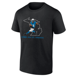 AMON RA ST. BROWN STATE STAR SHIRT Amon Ra St. Brown, Detroit Lions