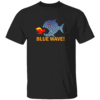 Blue Wave 2024 Shirt Funny Big Fish Eat Little Fish Trump Hair, Anti Trump, Kamala Harris For President 2024