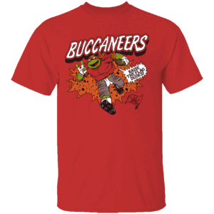Buccaneers Raise The Flag Dudes Shirt NFL x TMNT mashup, TMNT Michelangelo, Tampa Bay Buccaneers