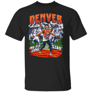 DENVER NO FLY ZONE 5280' SHIRT Pat Surtain, Denver Broncos Pro Bowler DB, Black