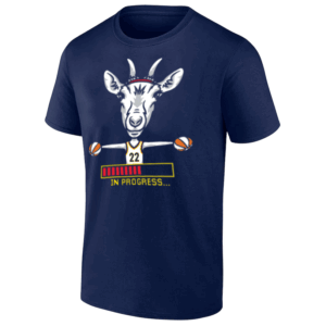 GOAT IN PROGRESS SHIRT Caitlin Clark, Indiana Fever