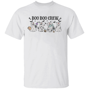 Ghost Nurses Embroidered Shirt Embroidered Boo BooT Shirt, Ghost Nurse Sweatshirt, Funny Nurse T Shirt, Cute Ghost T Shirt, Halloween Embroidered, Spooky Tee, Nurse Embroidered Shirt