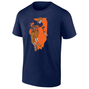 IL FOOTBALL SKELETON SHIR Illinois Fighting Illini