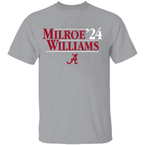 MILROE WILLIAMS '24 SHIRT Jalen Milroe, Ryan Williams, Alabama Crimson Tide