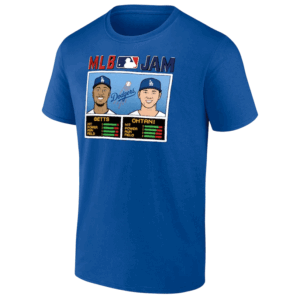 MLB Jam Dodgers Betts and Ohtani Shirt Mookie Betts, Shohei Ohtani, Los Angeles Dodgers
