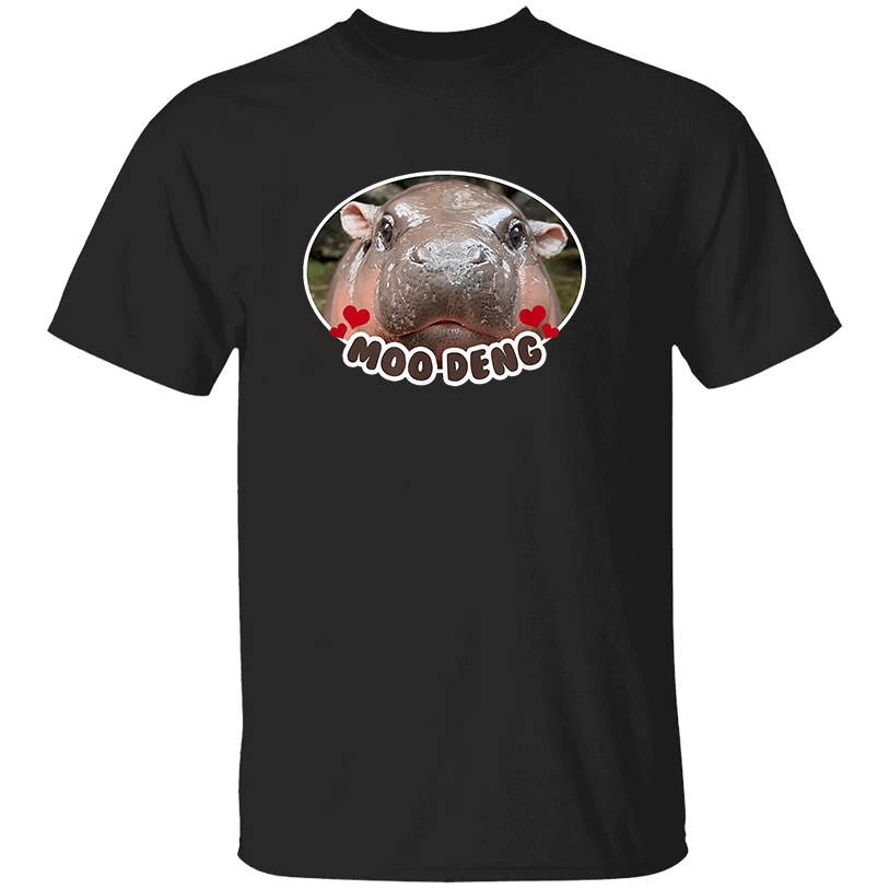 Moo Deng Shirt Bouncy Pig in Thai Picture The Cute Baby Hippo T-Shirt Moo Deng Shirt Bouncy Pig in Thai Picture The Cute Baby Hippo T Shirt