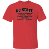 NC STATE STRENGTH OF THE PACK SHIRT NC STATE SHIRT NC State Wolfpack